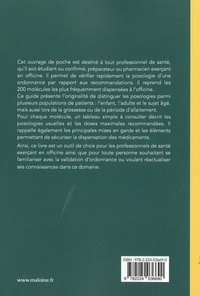 Vérification des ordonnances. Les 200 médicaments les plus prescrits : doses usuelles et maximales 2e édition