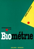Pierre Jolicoeur - Introduction à la biométrie.
