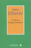  American Psychiatric Asso - Mini Dsm-Iv. Criteres Diagnostiques, Version Francaise Completee Des Codes Cim-10.