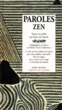 Taisen Deshimaru et Marc de Smedt - Paroles zen.