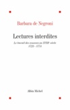 Barbara de Negroni et Barbara de Negroni - Lectures interdites.