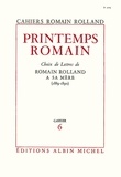Romain Rolland et Romain Rolland - Printemps romain - Choix de lettres de Romain Rolland à sa mère (1889-1890), cahier nº6.