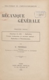 Louis Barbillion et Georges Ferroux - Mécanique générale.