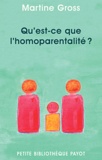 Martine Gross - Qu'est-ce que l'homoparentalité ?.