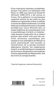 De la pédiatrie à la psychanalyse