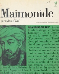 Sylvain Zac et Jean Fortix - Maïmonide.