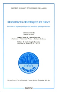  Collectif - Ressources Genetiques Et Droit. Essai Sur Les Regimes Juridiques Des Ressources Genetiques Marines.