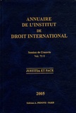  Institut droit international - Annuaire de l'Institut de droit international Volume N° 71-1/2004 : Session de Cracovie - Travaux préparatoires.