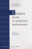 Guillaume Le Floch - L'urgence devant les juridictions internationales.