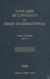  Institut droit international - Annuaire de l'Institut de droit international Volume N° 73:2010 : Session de Naples.
