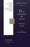 Giovanni Distefano - Droit international des espaces - Morceaux choisis.