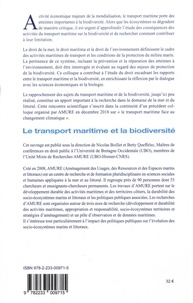 Le transport maritime et la protection de la biodiversité. Actes du colloque de Brest des 12 et 13 décembre 2019