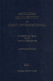 Marcelo Kohen et Iris Van der Heijden - Annuaire de l'Institut de droit international Volume N° 81/2020-2021 : 80e Session (en ligne) - Travaux préparatoires.