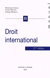 Dominique Carreau et Andrea Hamann - Droit international.