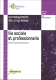  CNDP - Vie sociale et professionnelle - Certificat d'aptitude professionnelle.