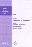 Claude Nava - CAPET, section économie et gestion, option: économie et gestion administrative - Concours externe.