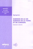 André Schaaf - Agrégation, Sciences de la vie, Sciences de la Terre et de l'Univers - Concours externe.