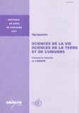  CNDP et Guy Ménant - Agrégation Sciences de la Vie, Sciences de la Terre et de l'Univers - Concours interne et CAERPA.