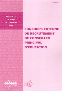 Jean-Pierre Obin - Concours externe de recrutement de conseiller principal d'éducation.