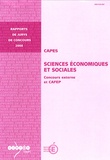 Gilles Jacoud - CAPES Sciences Economiques et Sociales - Concours externe et CAFEP.