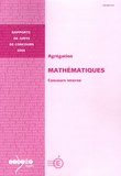 André Gramain - Agrégation Mathématiques - Concours interne.
