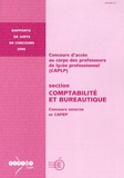 Jean-Claude Billiet - CAPLP section Comptabilité et Bureautique - Concours externe et CAFEP.