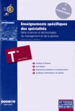  CNDP - Enseignements spécifiques des spécialités Tle STMG.