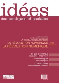  Canopé - Idées économiques et sociales N° 194, décembre 2018 : .