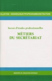  Ministère Education Nationale - Métiers du secrétariat - Brevet d'études professionnelles.