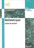 Christine Nottrelet - Mathématiques classe de 2e - Programmes.