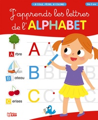Jean-Sébastien Deheeger - J'apprends les lettres de l'alphabet - Couverture rouge.