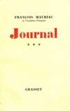François Mauriac - Journal Tome 3.