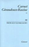  Fondation Giraudoux - Carnet Giraudoux-Racine N° 5 : .