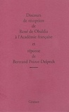 René de Obaldia et Bertrand Poirot-Delpech - .
