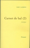 Marc Lambron - Carnet de bal, 2.