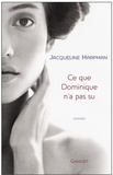 Jacqueline Harpman - Ce que Dominique n'a pas su.