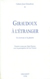 Jean Giraudoux - Cahiers numéro 26.
