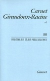 Jean Giraudoux - Carnet Giraudoux-Racine n°5.