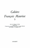 François Mauriac - Cahiers numéro 05.