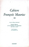 François Mauriac - Cahiers numéro 18.