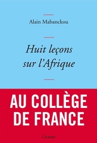 Alain Mabanckou - Huit leçons sur l'Afrique - couverture bleue.