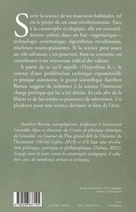 L'hypothèse K.. La science face à la catastrophe écologique