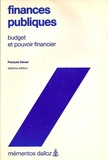 François Deruel - Finances publiques - Budget et pouvoir financier.