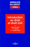  Collectif - Introduction Au Droit Et Droit Civil.