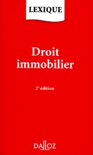 Albert Lanza et Jean-Louis Bergel - Droit Immobilier. 2eme Edition 1994.