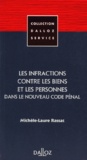 Michèle-Laure Rassat - Les infractions contre les biens et les personnes dans le nouveau code pénal.