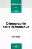 Annie Vinokur et Annie Fouquet - Démographie socio-économique.