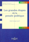 Dmitri-Georges Lavroff - Les Grandes Etapes De La Pensee Politique. 2eme Edition.