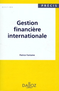 Patrice Fontaine - Gestion financière internationale.