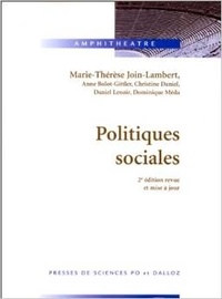 Marie-Thérèse Join-Lambert - Politiques Sociales. 2eme Edition Revue Et Mise A Jour.
